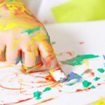 детская развивающая игра Рисование пальцами