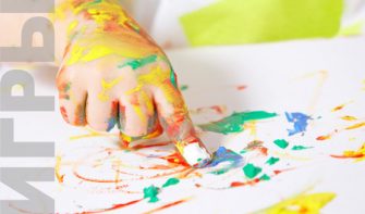 детская развивающая игра Рисование пальцами